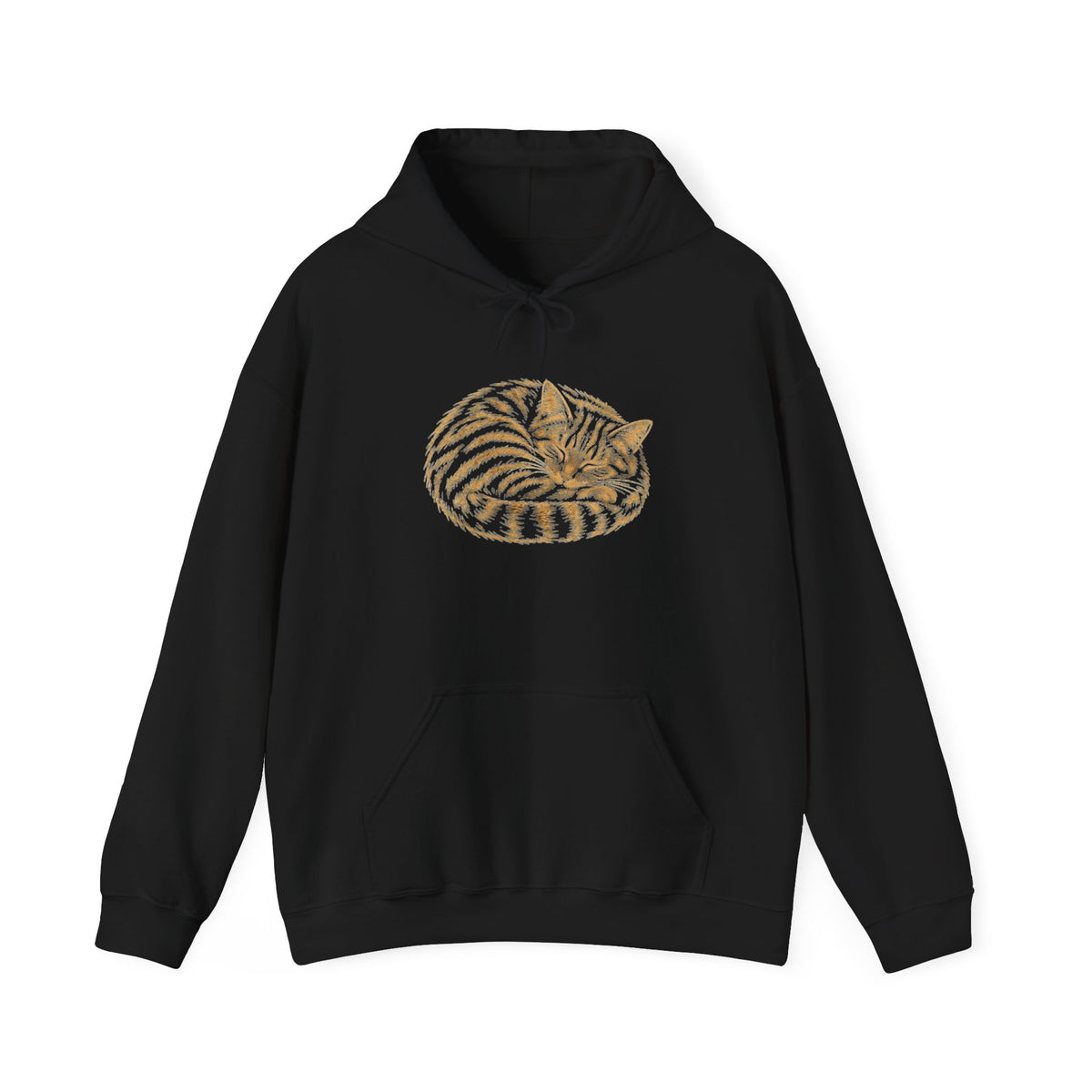 Sleeping Tabby Cat Hoodie – Cozy Cat Lover Sweatshirt