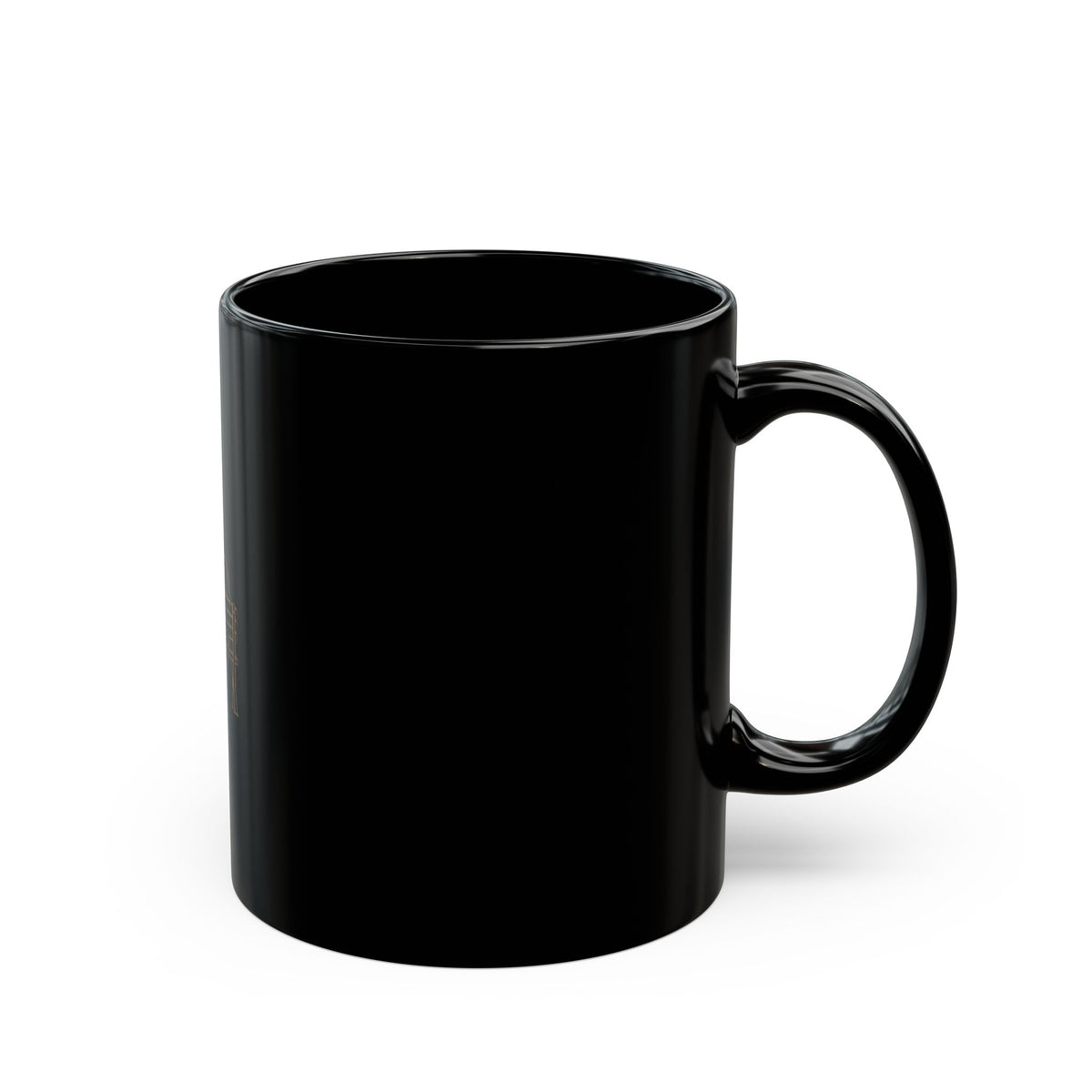 Couple on Bench Black Mug — Romantic Coffee Cup for Couples